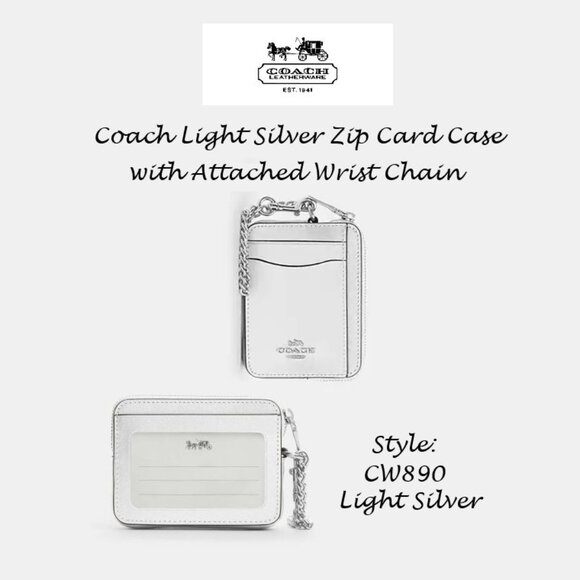 NWT Coach Nolita 19 In Denim with Rivets & Chained Id Case - Picture 16 of 16